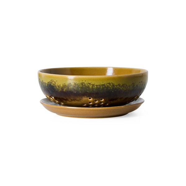 HKliving 70s ceramics berry bowl truffle