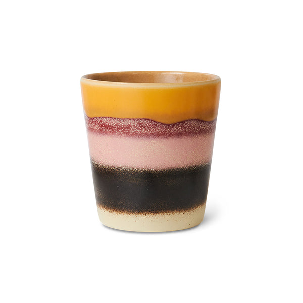 HKliving 70s ceramics coffee mug sunset