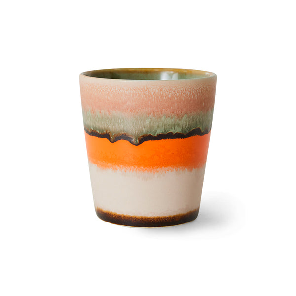 HKliving 70s ceramics coffee mug burst