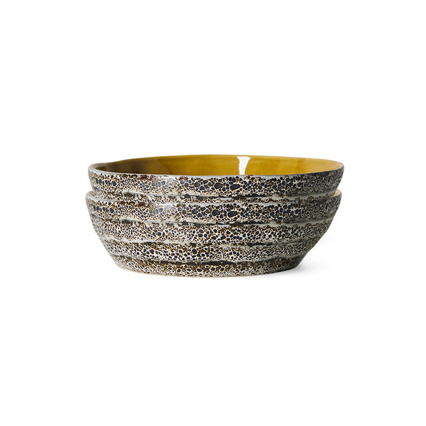 HKliving 70s ceramics pasta bowls set brew