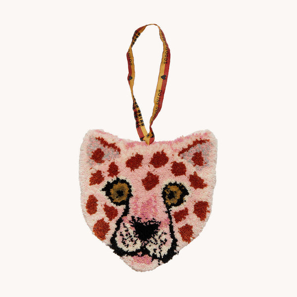 Doing Goods hanger pinky leopard