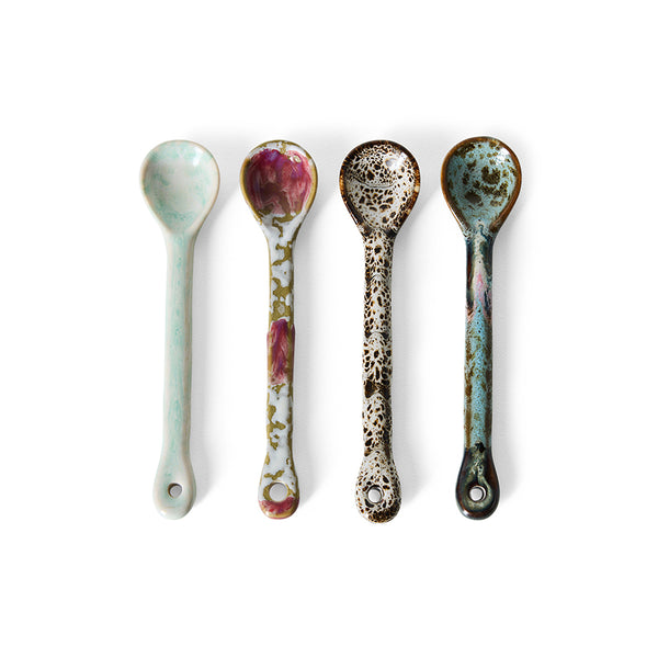HKliving 70s ceramics spoons m marine