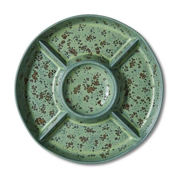 HKliving 70s ceramics snack plateau minty