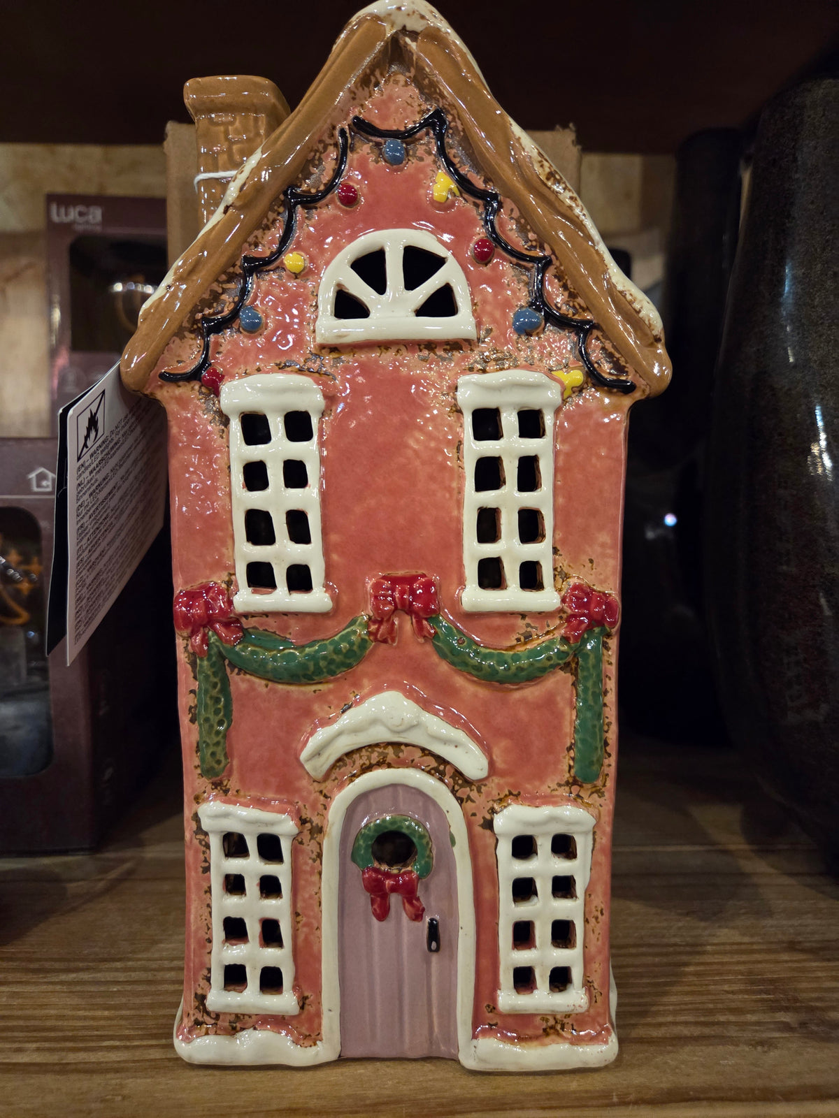 Huisje in wintersfeer