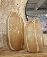 Vaas Vondels glas beige — M