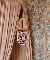 Doing Goods hanger pinky leopard