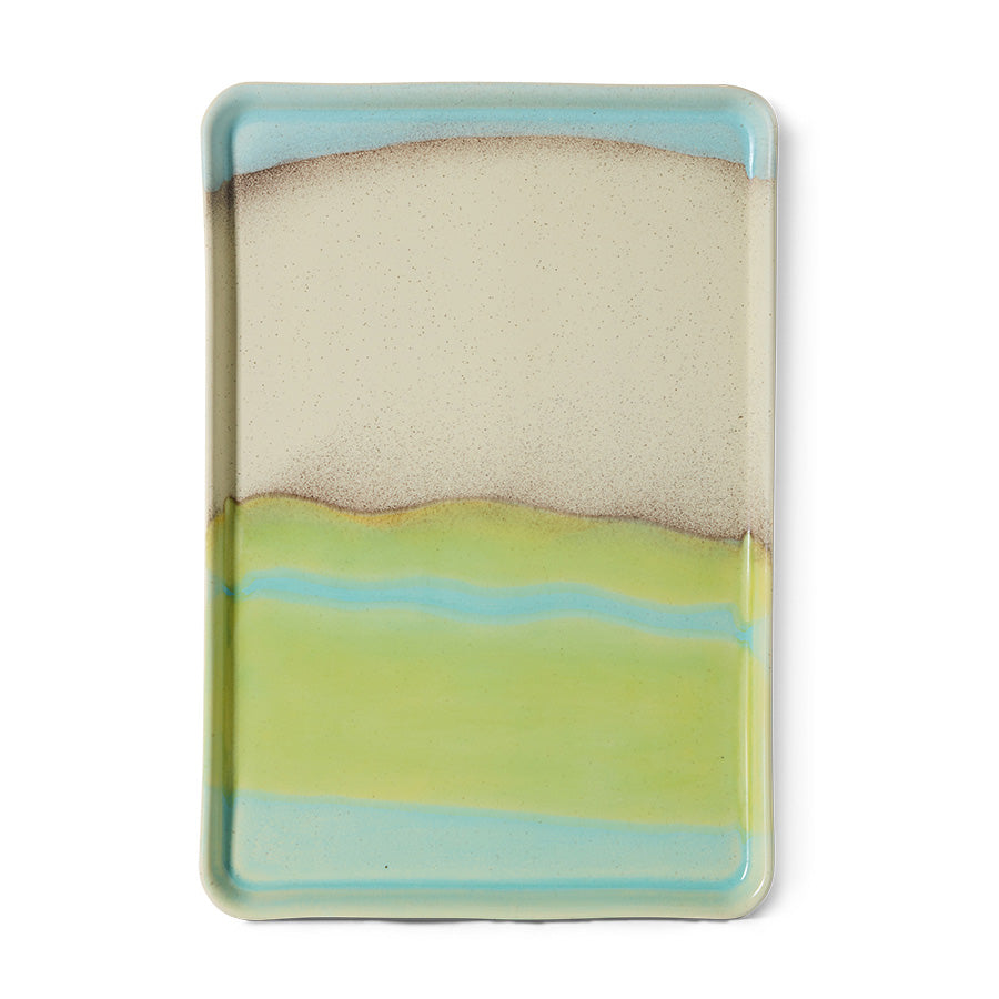 HKliving 70s ceramics large tray