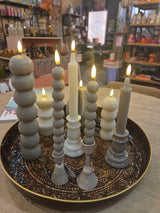 Ledkaars kandelaar