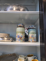 HKliving 70s ceramics storage jar agave