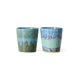 HKliving 70s ceramics inspired by Van Gogh coffee mugs self