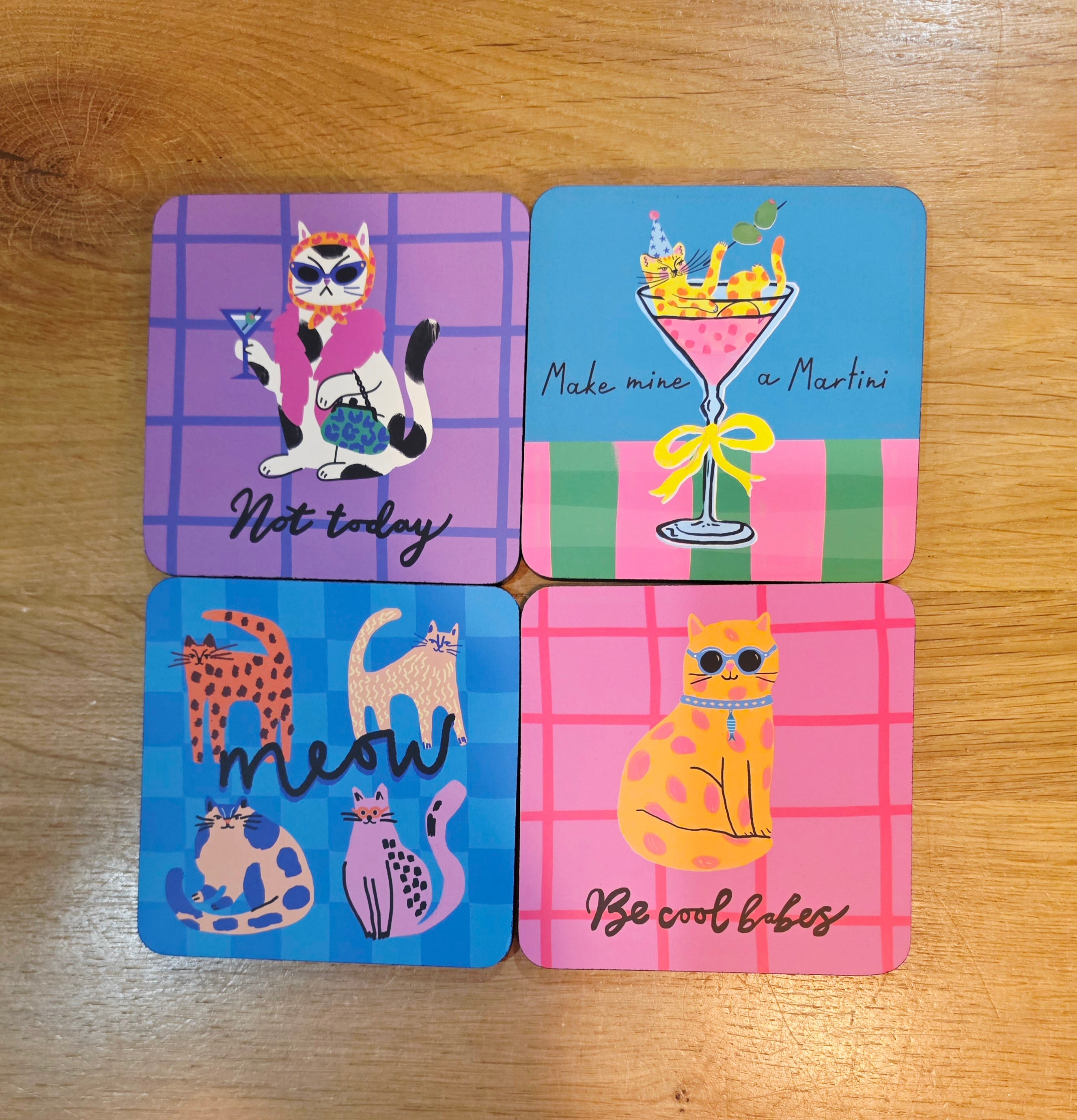 Onderzetters, set van 4