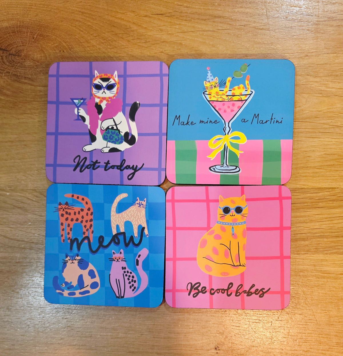 Onderzetters, set van 4