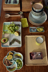HKliving 70s ceramics large tray