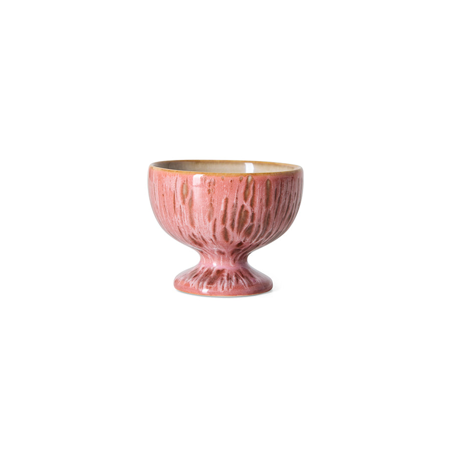 HKliving 70s ceramics small coupe rhubarb