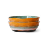 HKliving 70s ceramics pasta bowls set