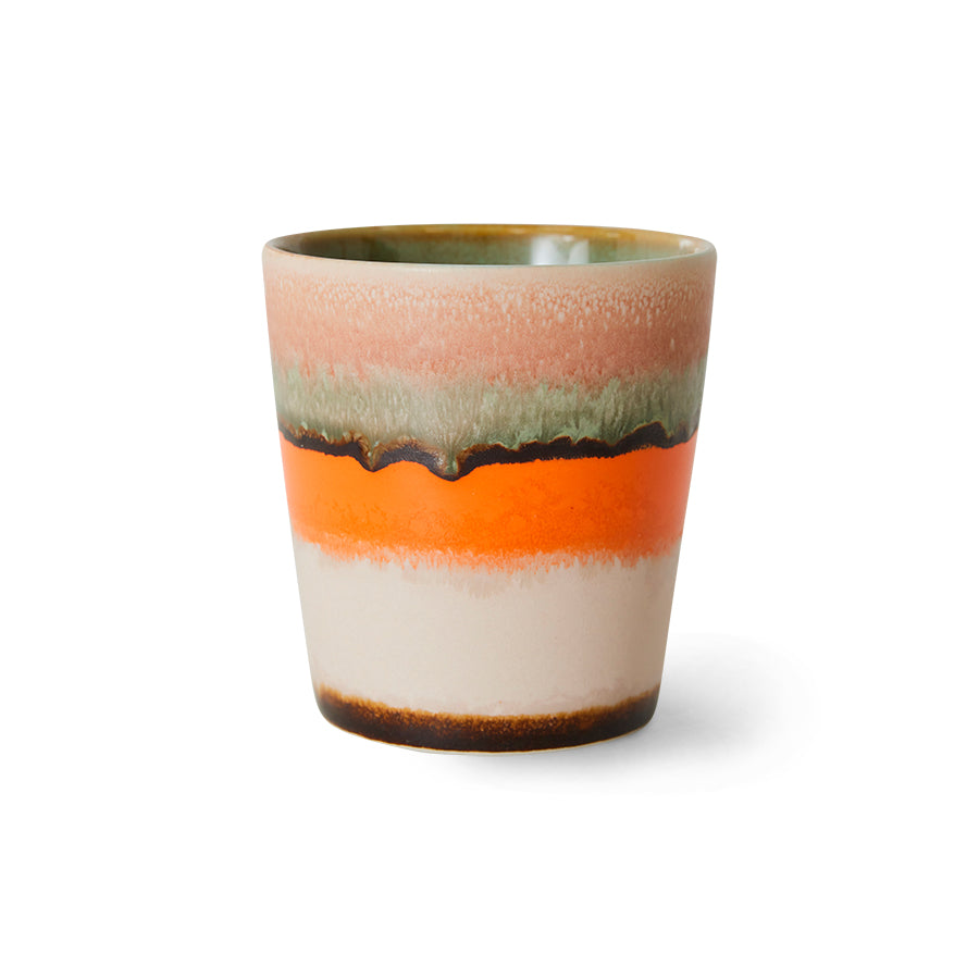 HKliving 70s ceramics coffee mug burst