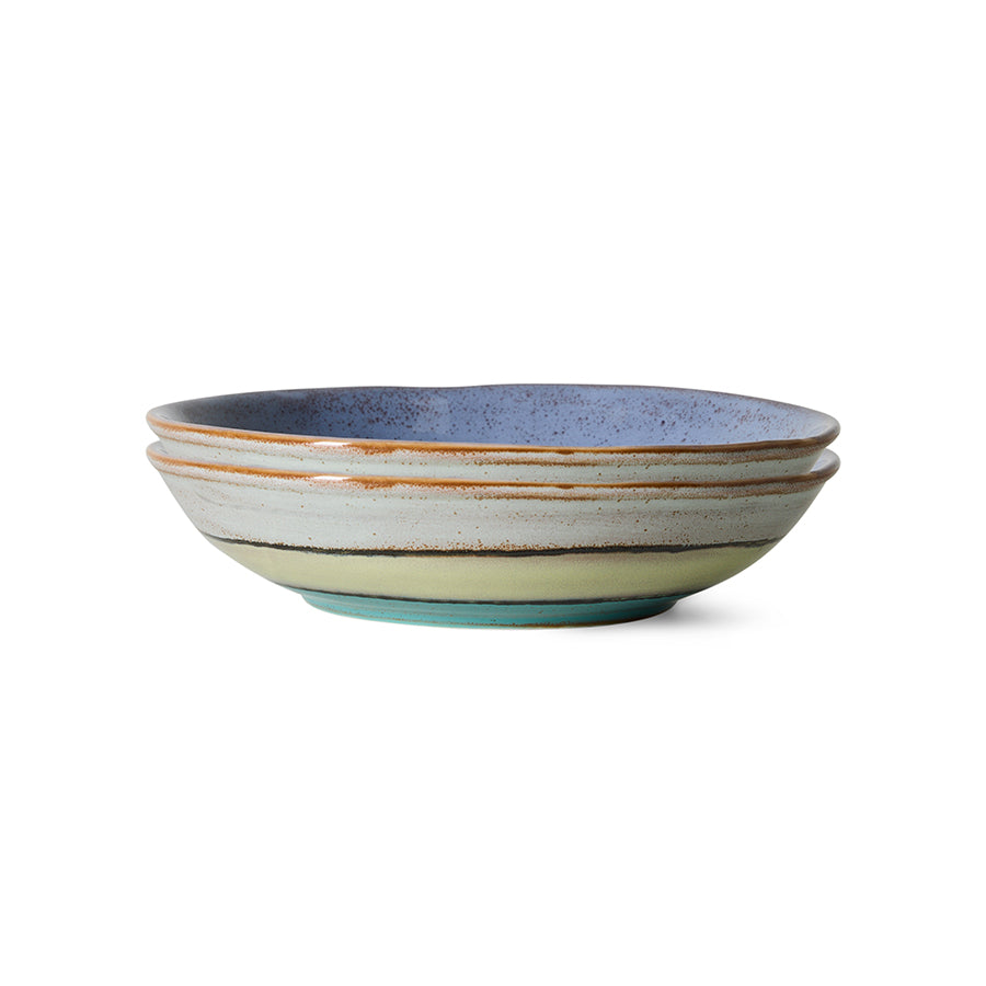 HKliving 70s ceramics curry bowls set muted