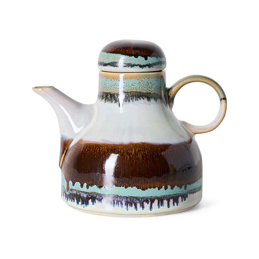 HKliving 70s ceramics coffee pot chocolate