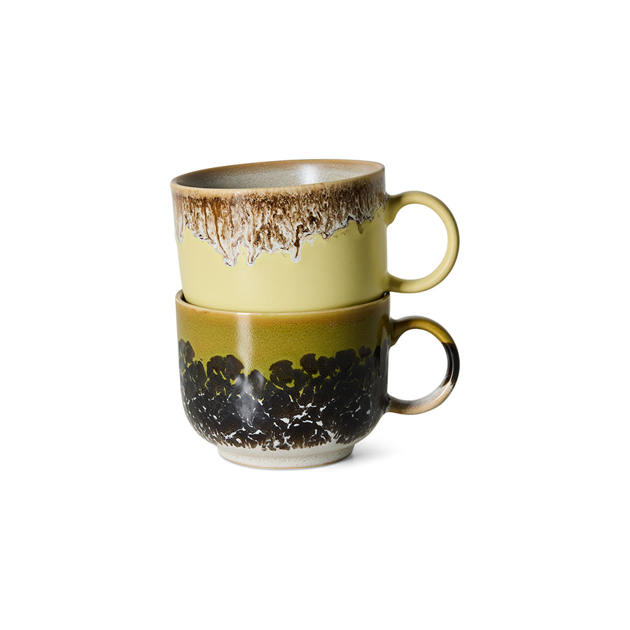 HKliving 70s ceramics tea cups set cravings