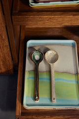 HKliving 70s ceramics serving spoons