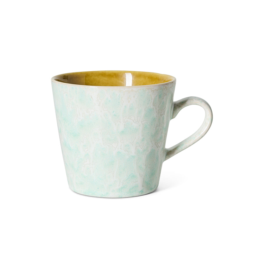 HKliving 70s ceramics cappuccino mug lotus