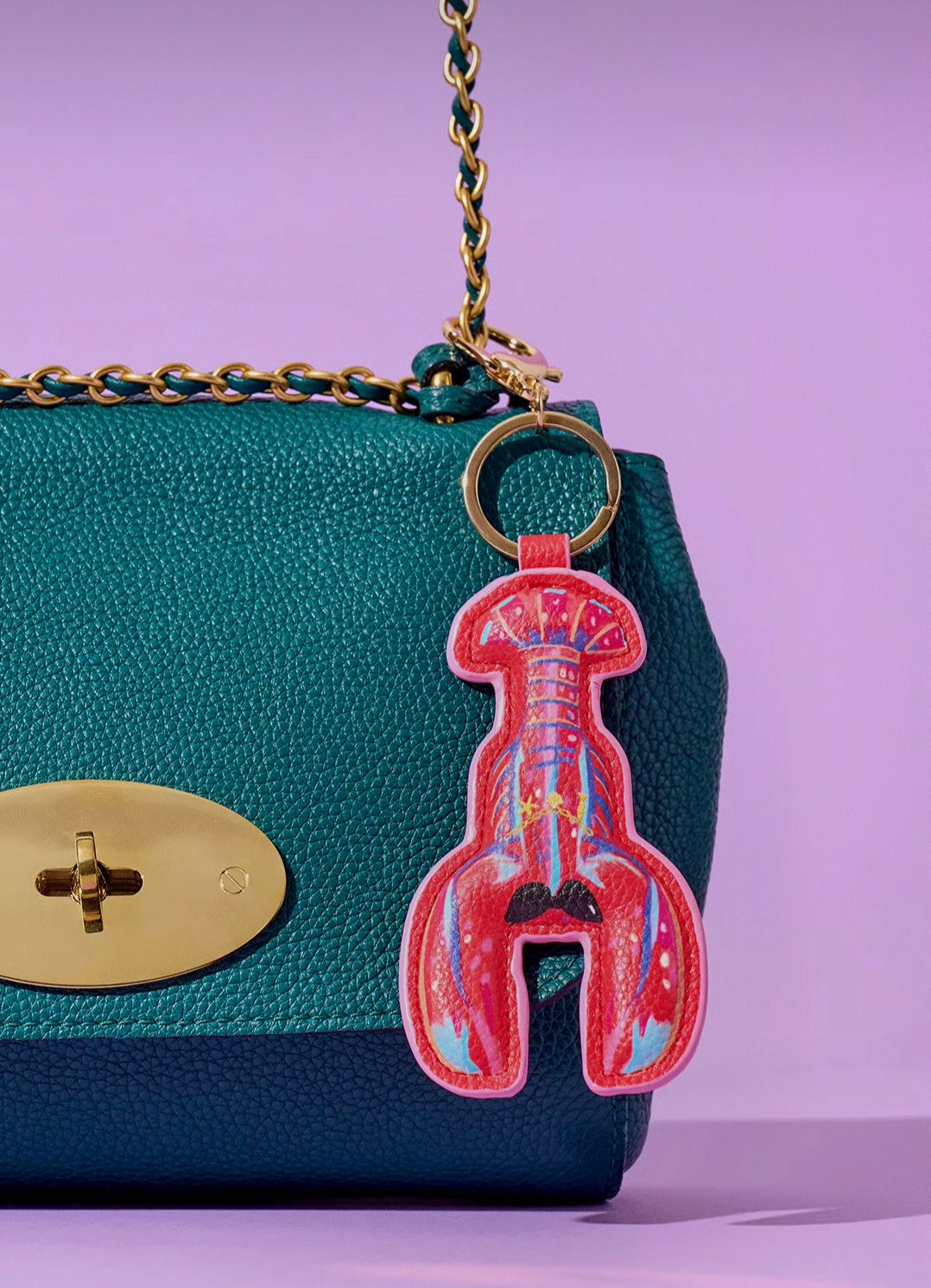 Bag charm lobster