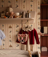 Doing Goods hanger pinky leopard