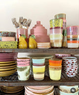 HKliving 70s ceramics coffee mug burst
