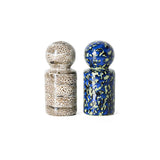 HKliving 70s ceramics pepper & salt jar grain
