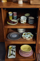 HKliving 70s ceramics plates Mineral