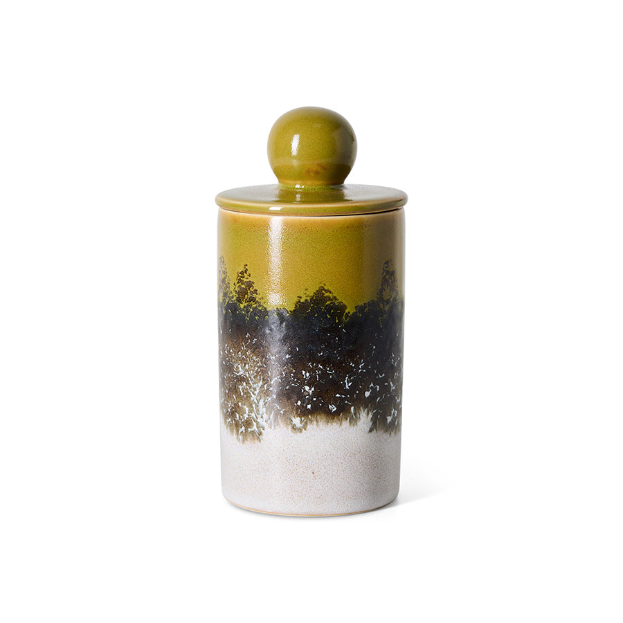 HKliving 70s ceramics jar medium truffle