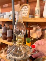 Olielamp transparant